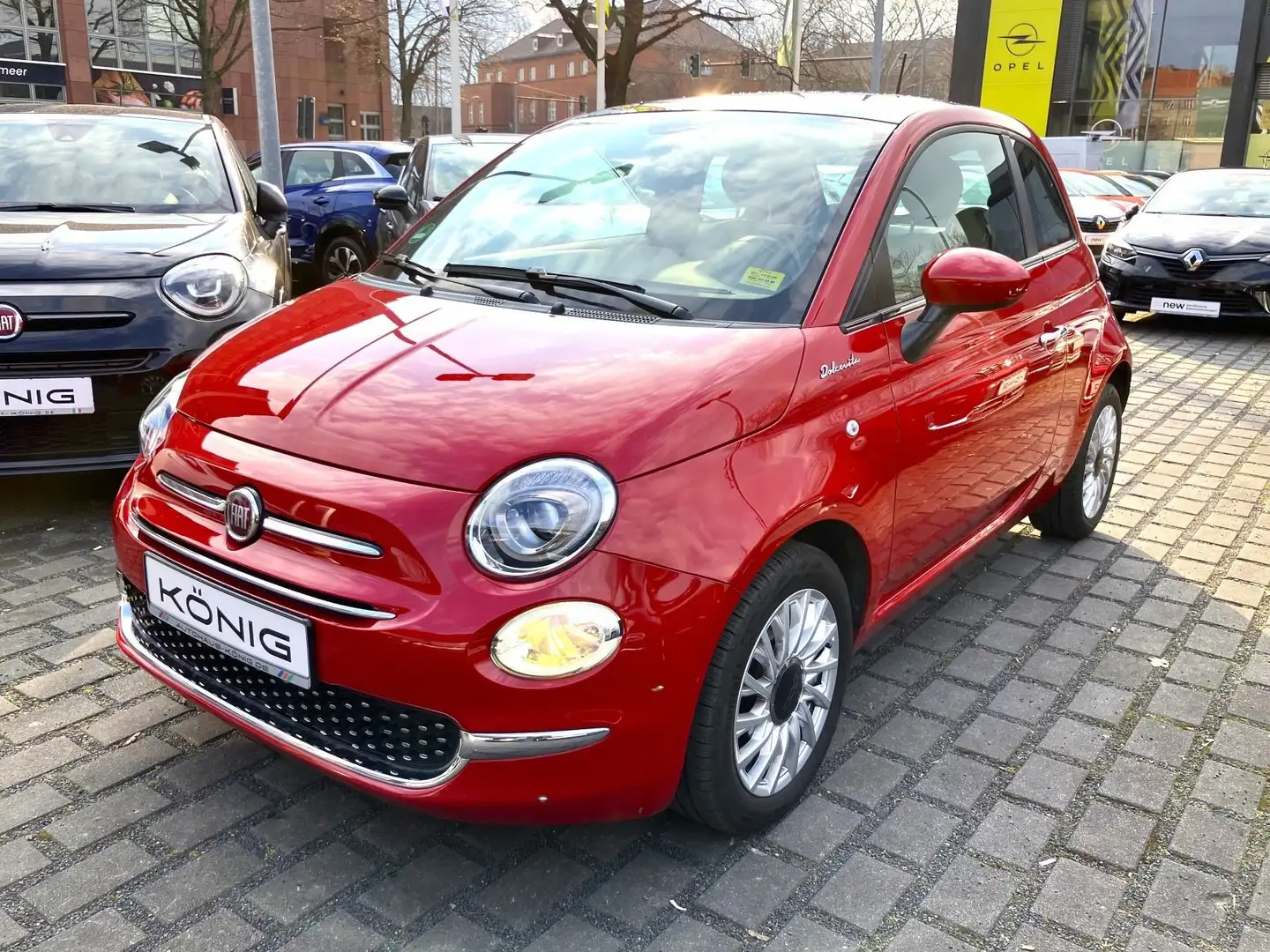 Fiat 500 1.0 GSE Hybrid DOLCEVITA Klima*CarPlay*PDC Rot - 1