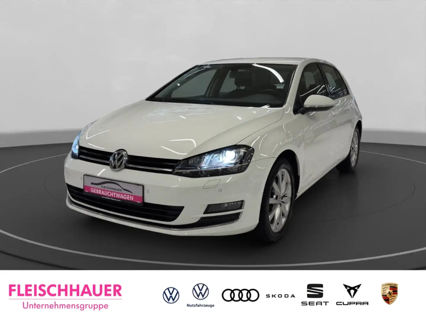 Volkswagen Golf VII Highline 1.4 TSI Navi+Xenon+PDC+SHZ+17''+Sport Weiß - 1