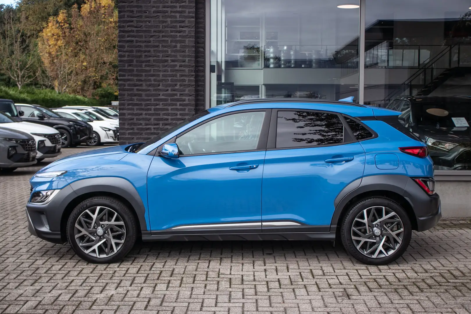 Hyundai KONA 1.6 GDI HEV Premium - Lederen bekleding | elektr. Bleu - 2