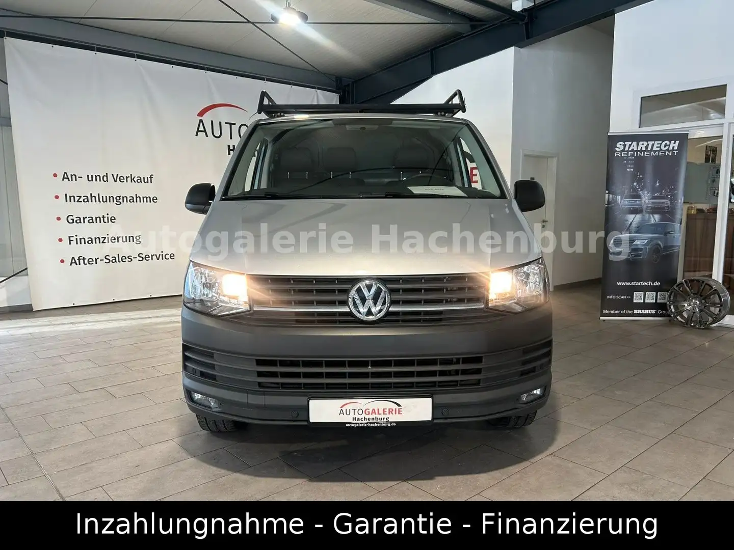 Volkswagen T6 Transporter lang/1Hd/Rhino/Sortimo/AHK/EU6 Silber - 2