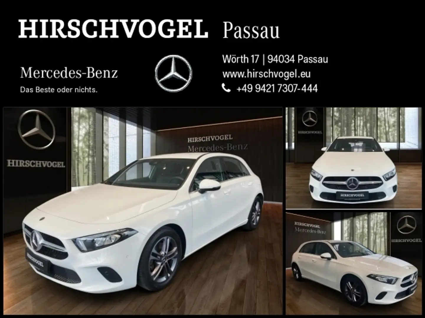 Mercedes-Benz A 220 4M Style+MBUX+Navi+LED+Kam+PDC+SHZ+7G-DCT Weiß - 1