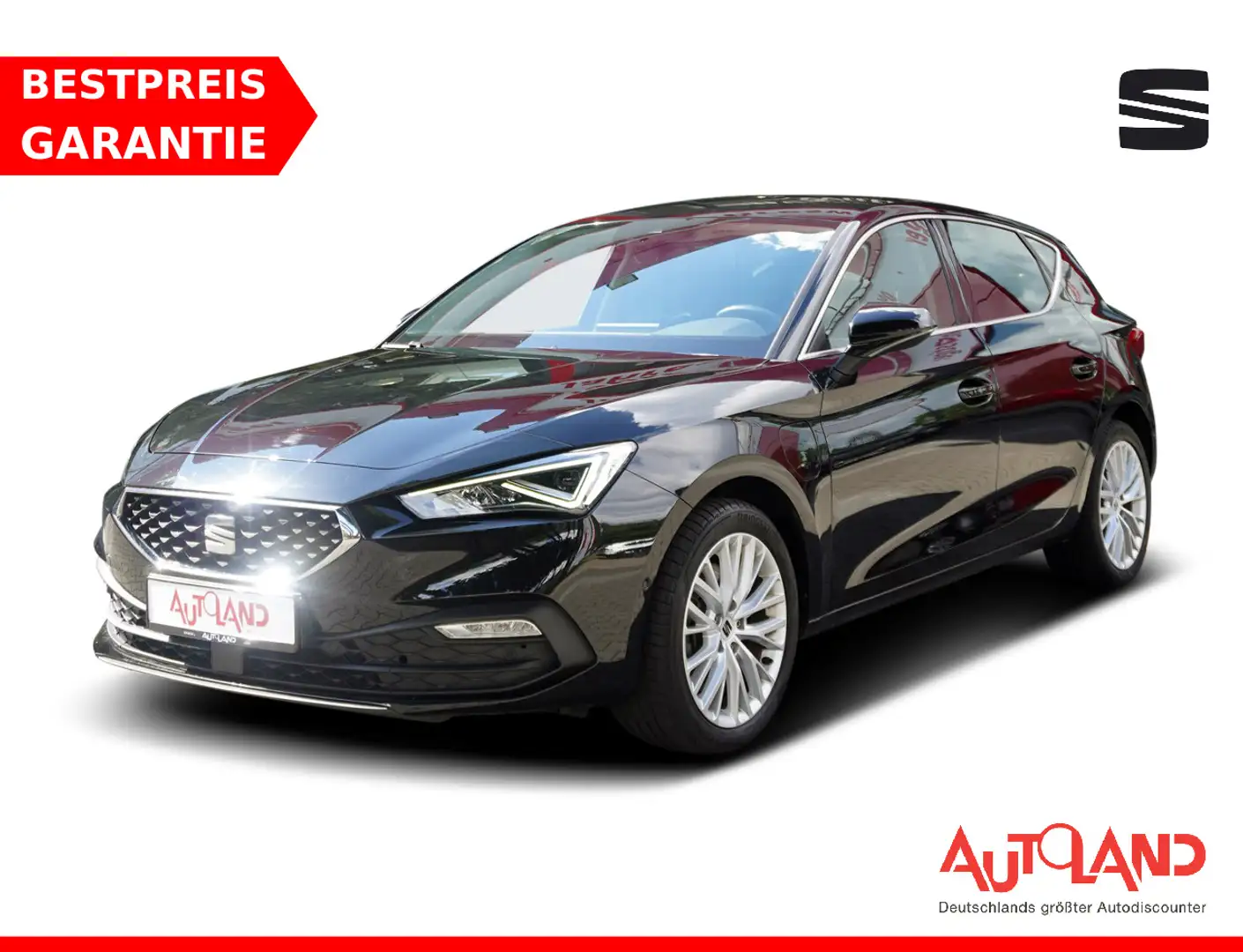 SEAT Leon 1.4 Xcellence e-Hybrid DSG Navi Tempomat Schwarz - 1