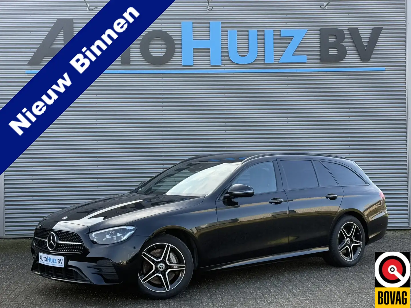 Mercedes-Benz E 300 Estate e AMG Line LED DAB Distronic ACC Carplay Tr Zwart - 1