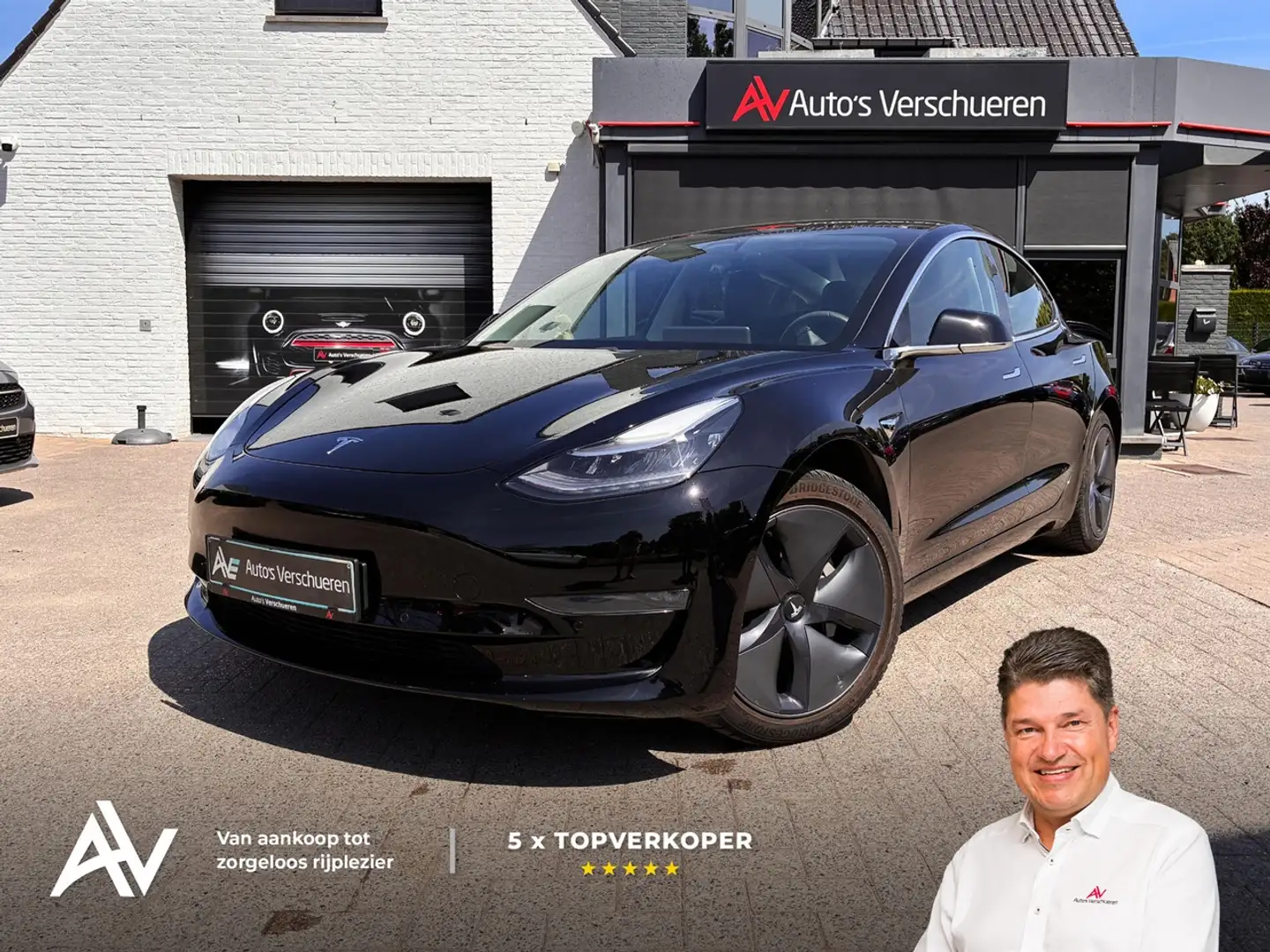 Tesla Model 3 Dual Motor Long Range 75kWh ** Autopilot | Came... Noir - 1