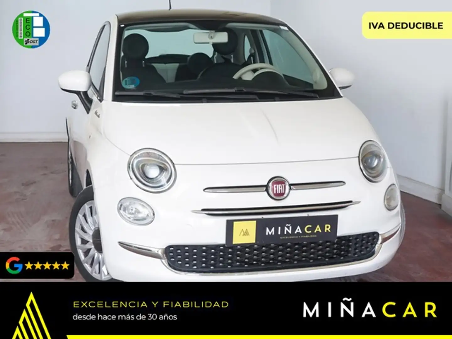 Fiat 500 1.0 Hybrid Dolcevita 52kW Blanco - 1