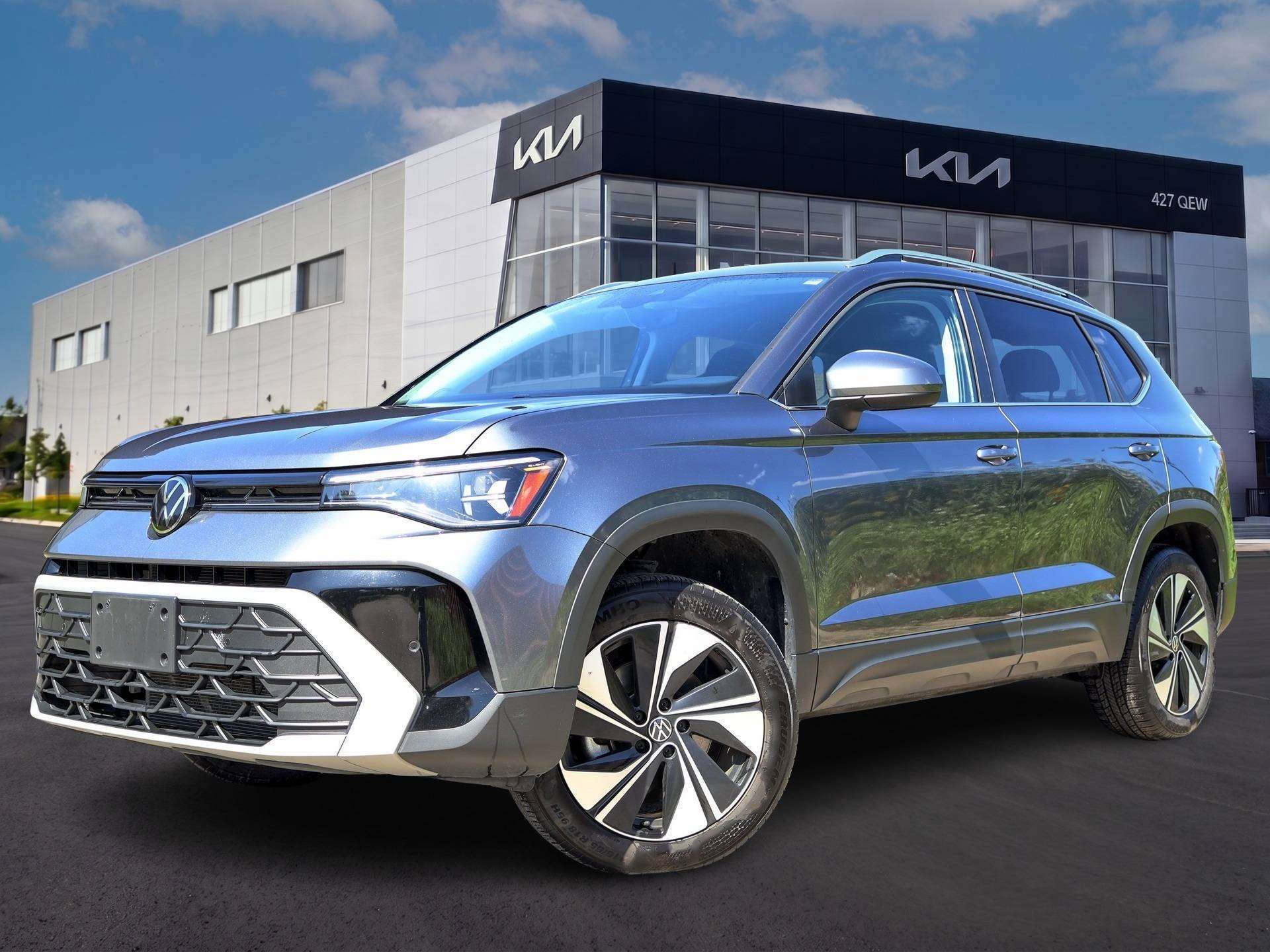 Gray 2025 Volkswagen Taos SUV / Crossover All-Wheel Drive 8-Speed Automatic