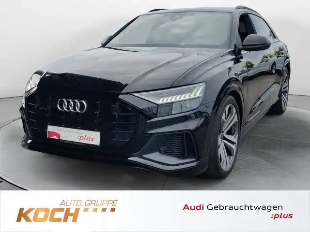Audi Q8 55 TFSI Tiptr. S-Line 2x, HD Matrix, AHK, Pan
