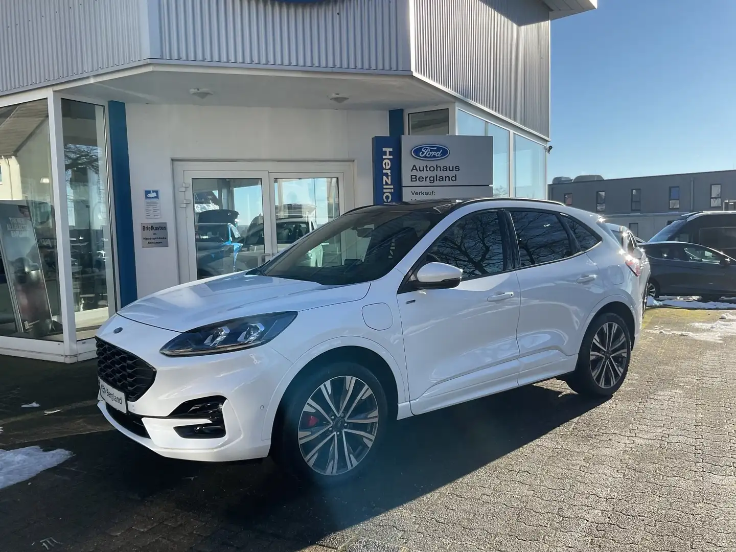 Ford Kuga ST-Line X PHEV LED*FGS*NAVI*Ke*RFK*PDC*iACC Weiß - 1