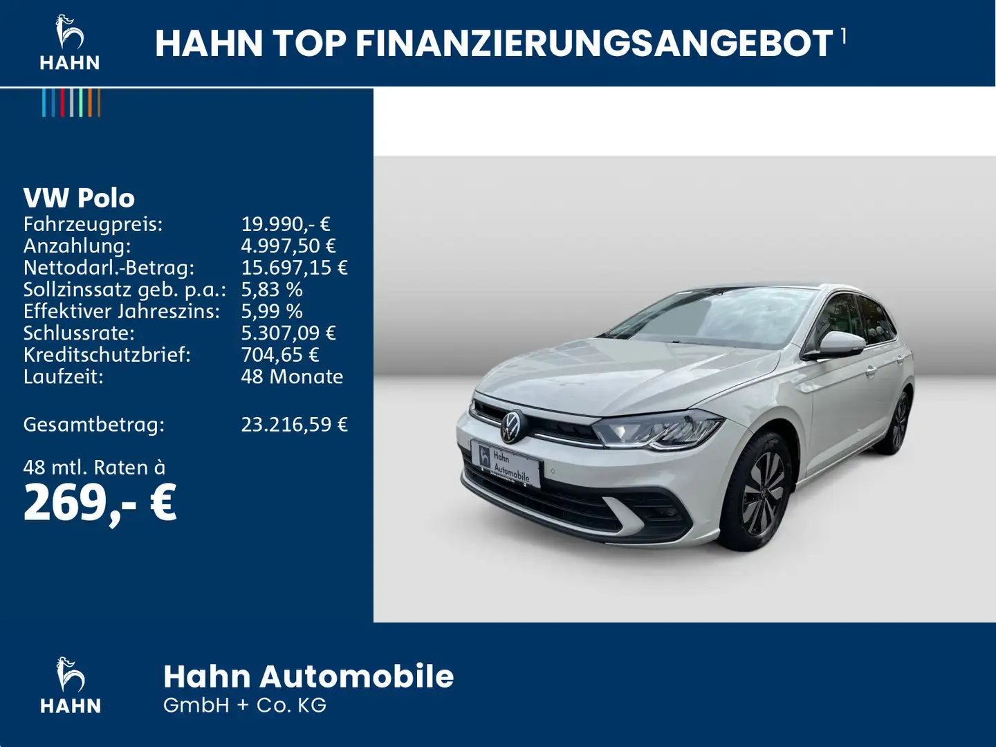 Volkswagen Polo 1.0TSI DSG Move LED Navi-Vorb. PDC Sitzheiz Grau - 2