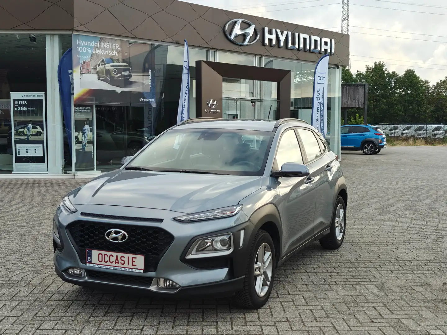 Hyundai KONA Android + Apple Carplay * topconditie * auto airco Grijs - 1