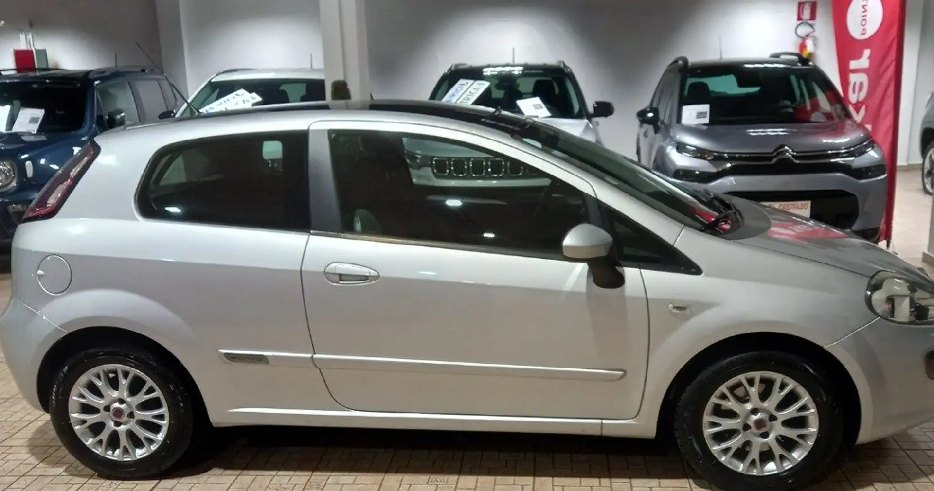 Fiat Punto Evo 1.3 Mjt 95 CV DPF 3 porte S&S Dynamic Gris - 2