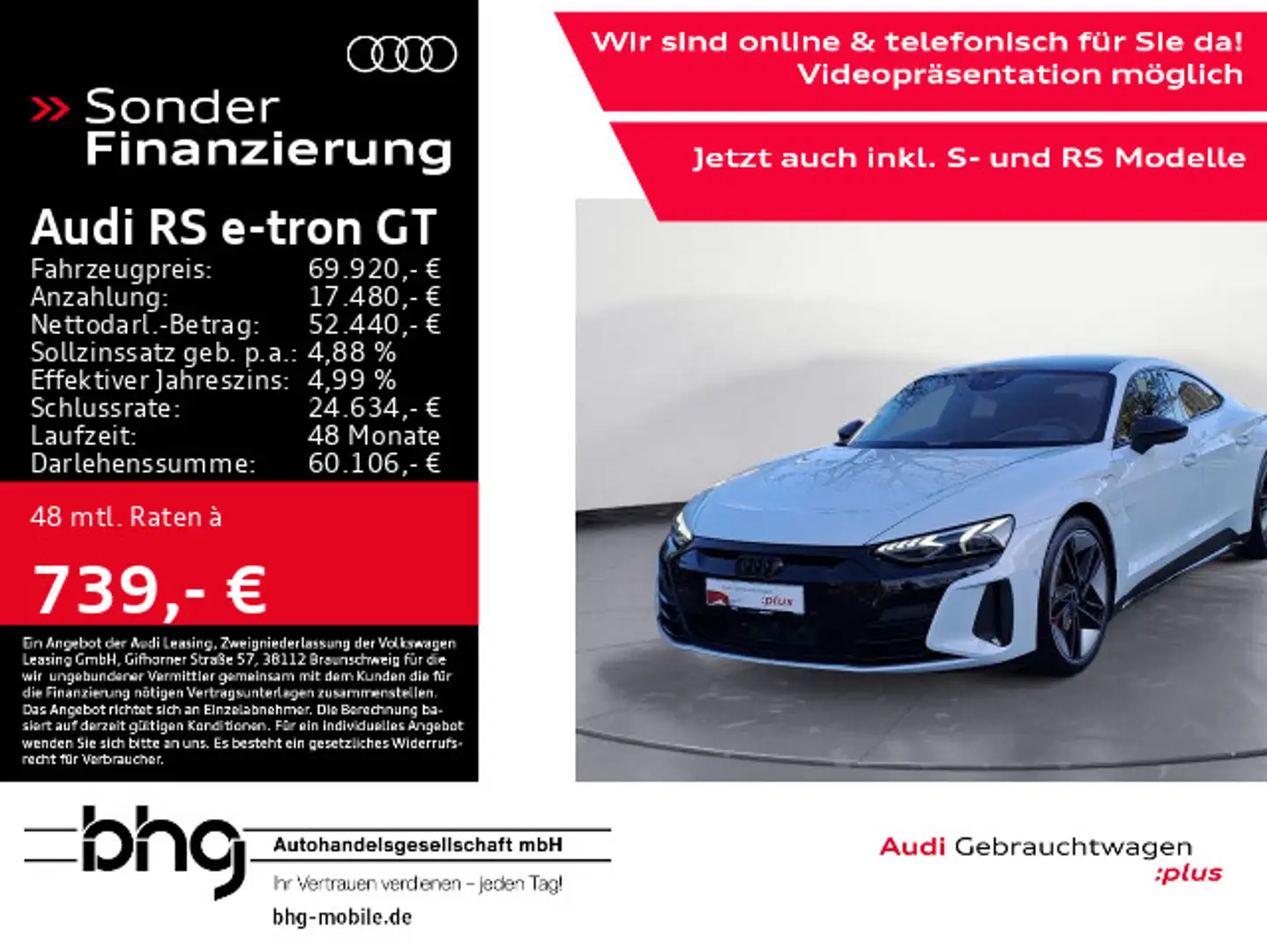 Audi RS e-tron GT quattro Grau - 1
