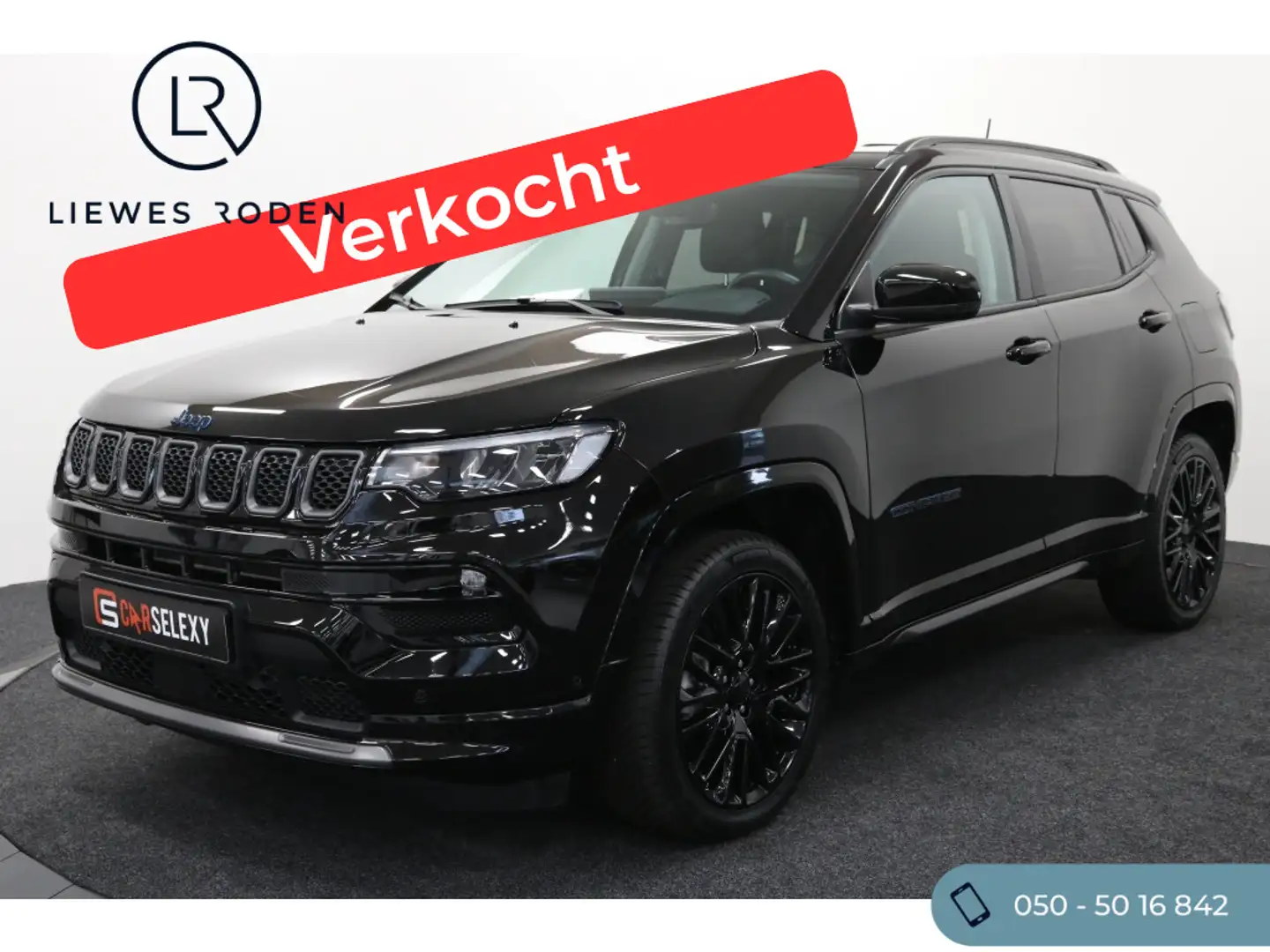 Jeep Compass 4xe 240 PHEV S (Automaat) Schwarz - 1