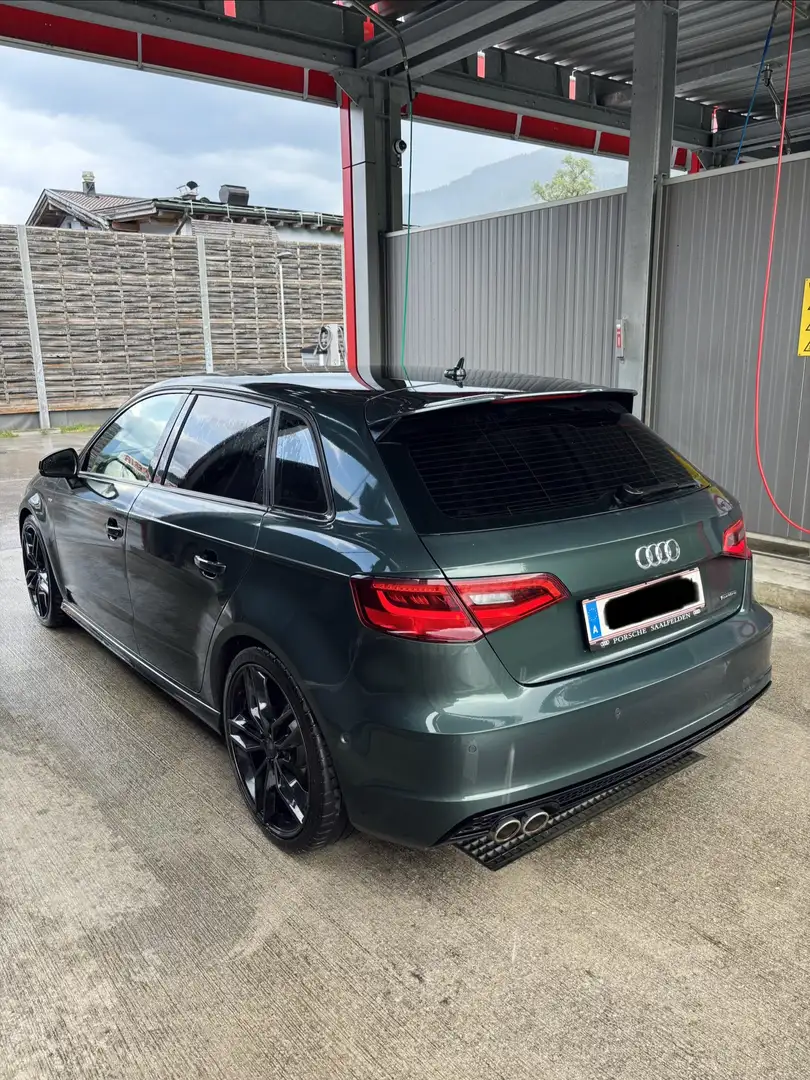 Audi A3 SB quattro Sport 2,0 TDI S-tronic Grün - 2