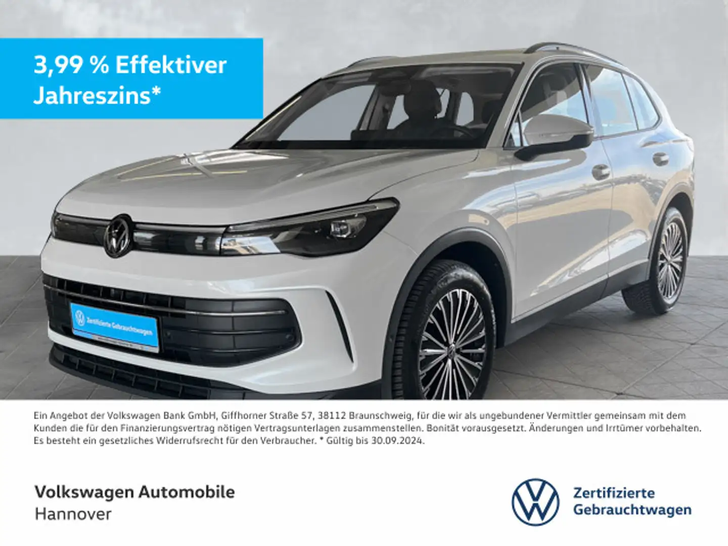 Volkswagen Tiguan 2.0 TDI DSG Life Navi AHK Kamera HUD ACC Blanc - 1