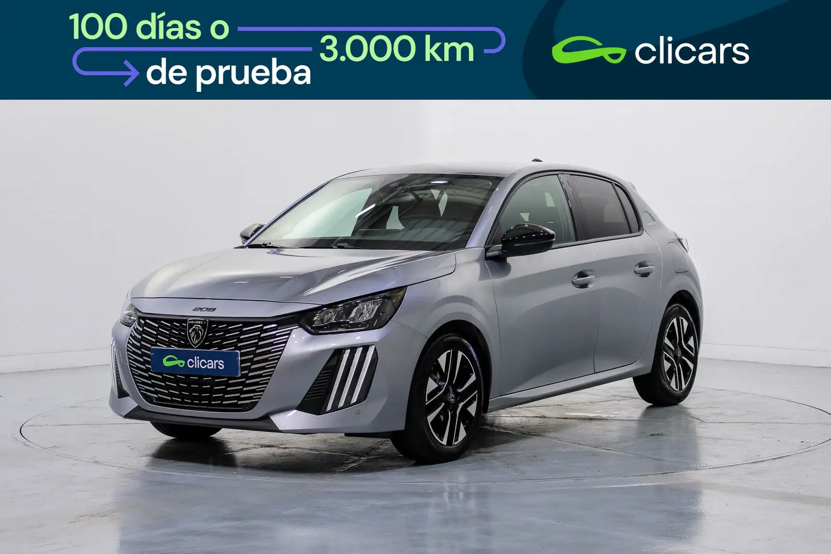 Peugeot 208 1.2 Puretech S&S Allure 100 Gris - 1