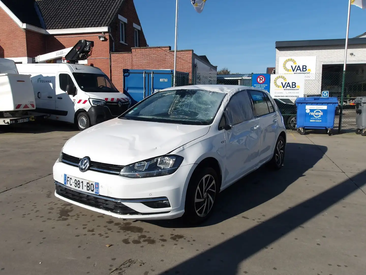 Volkswagen Golf Blanc - 1