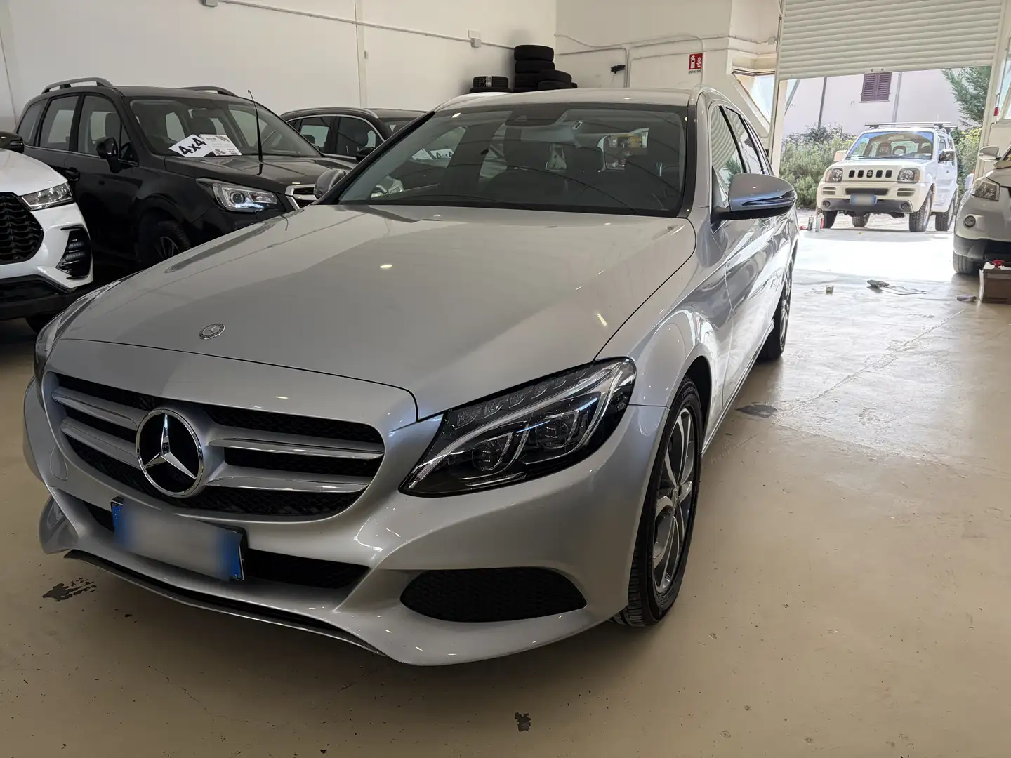 Mercedes-Benz C 220 Premium auto Silber - 1