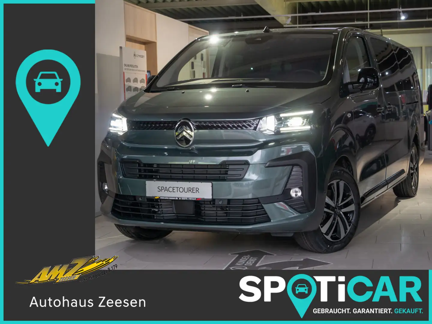Citroen Spacetourer Plus XL BlueHDi 180 S&S EAT8 AHK Grün - 1