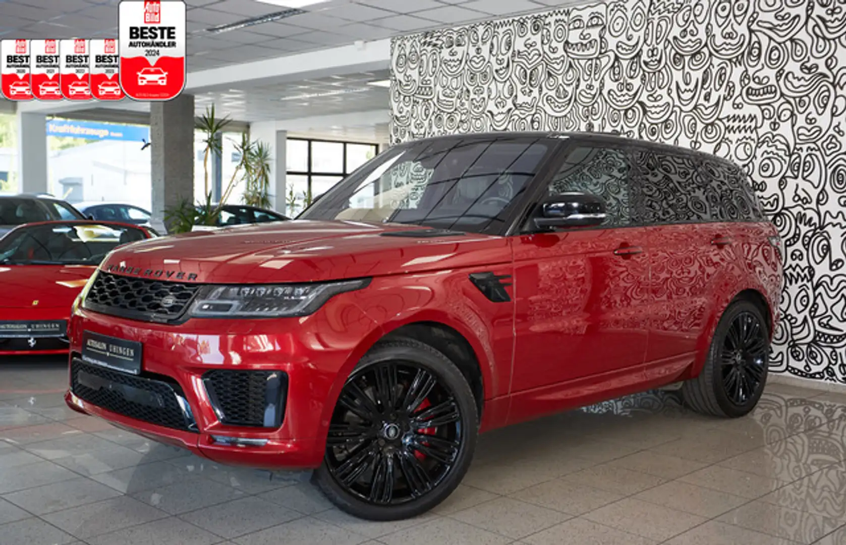 Land Rover Range Rover Sport 5.0 V8 HSE DYNAMIC*PANO*CARBON Roşu - 1