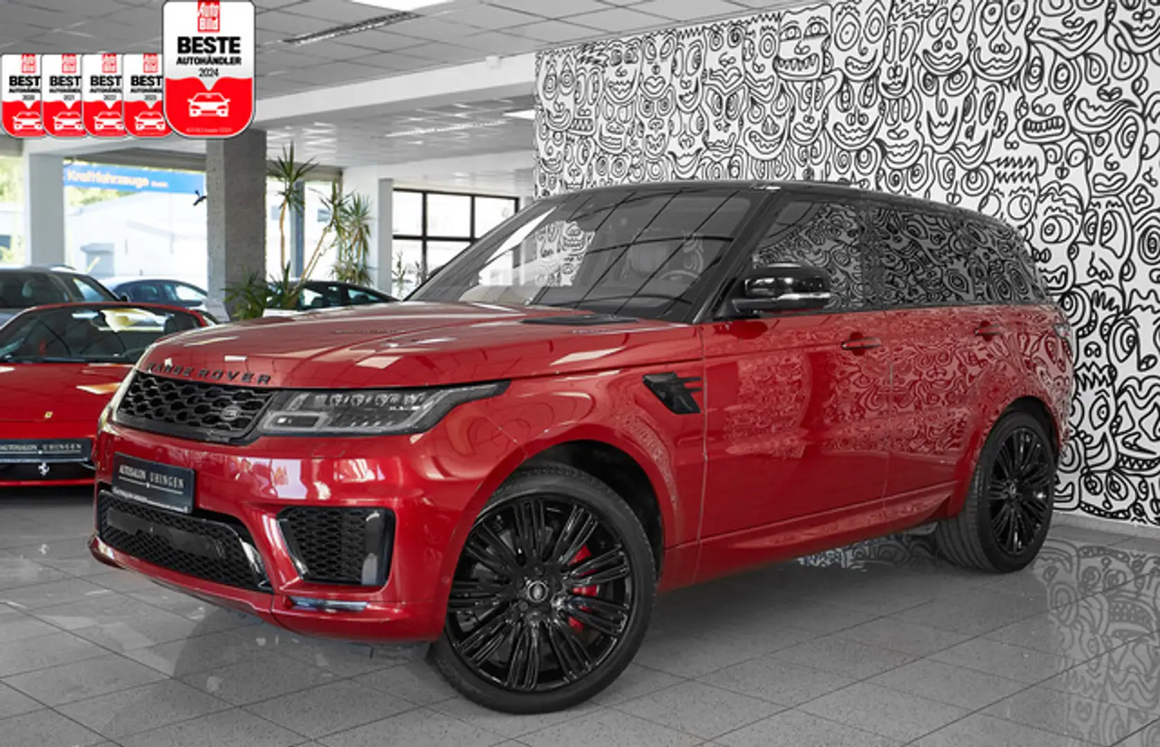 Land Rover Range Rover Sport 5.0 V8 HSE DYNAMIC*PANO*CARBON Rot - 1