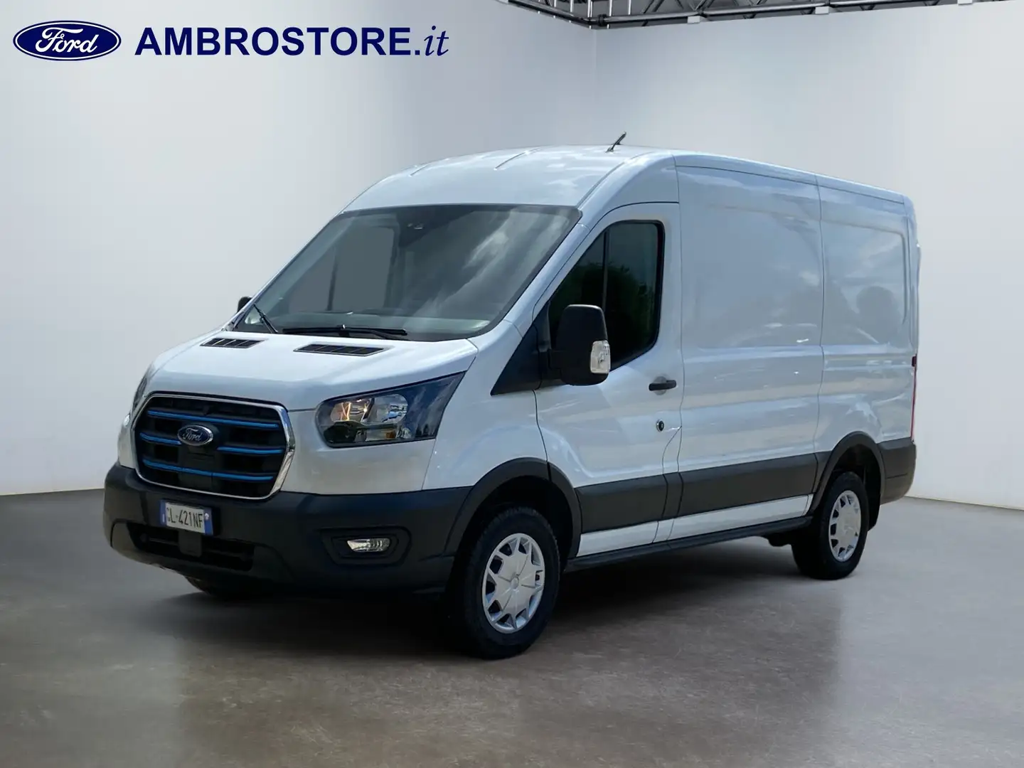 Ford e Transit 350 L2H2 68kWh 184cv trend Bianco - 1