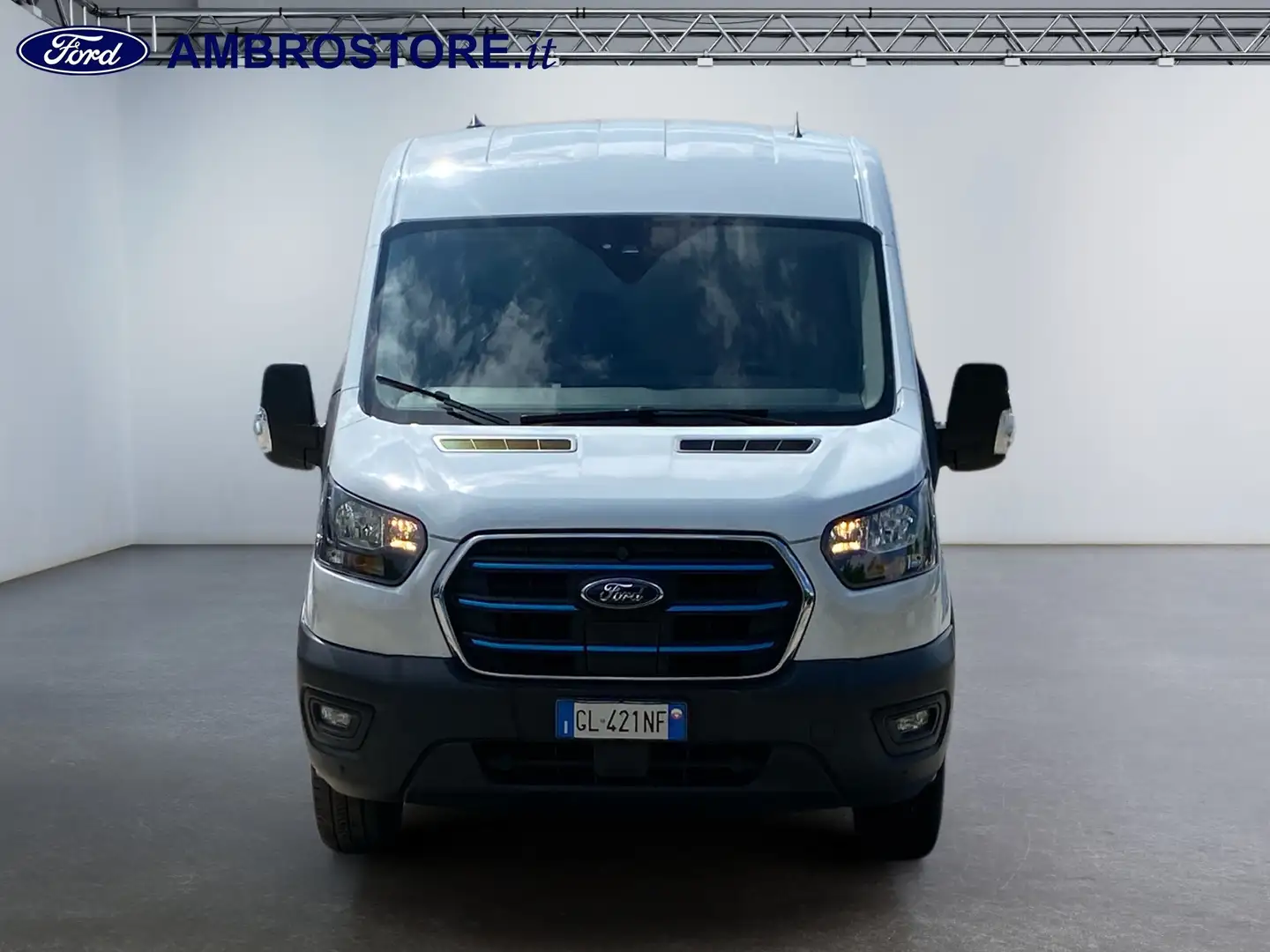 Ford e Transit 350 L2H2 68kWh 184cv trend Bianco - 2