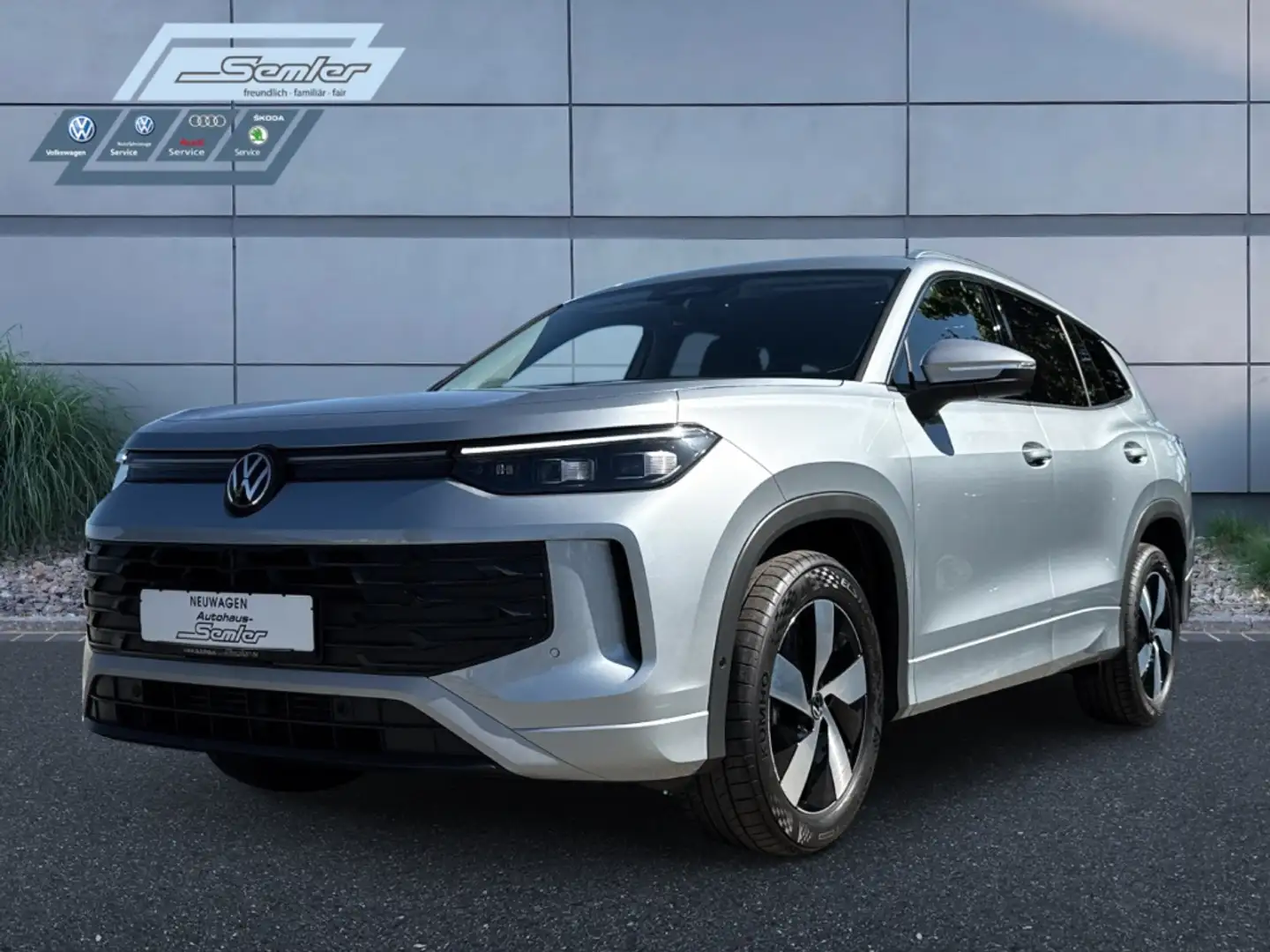 Volkswagen Tayron 1.5 eTSI DSG Life 7-SIT KESSY E-HKP R-KAM Silber - 2