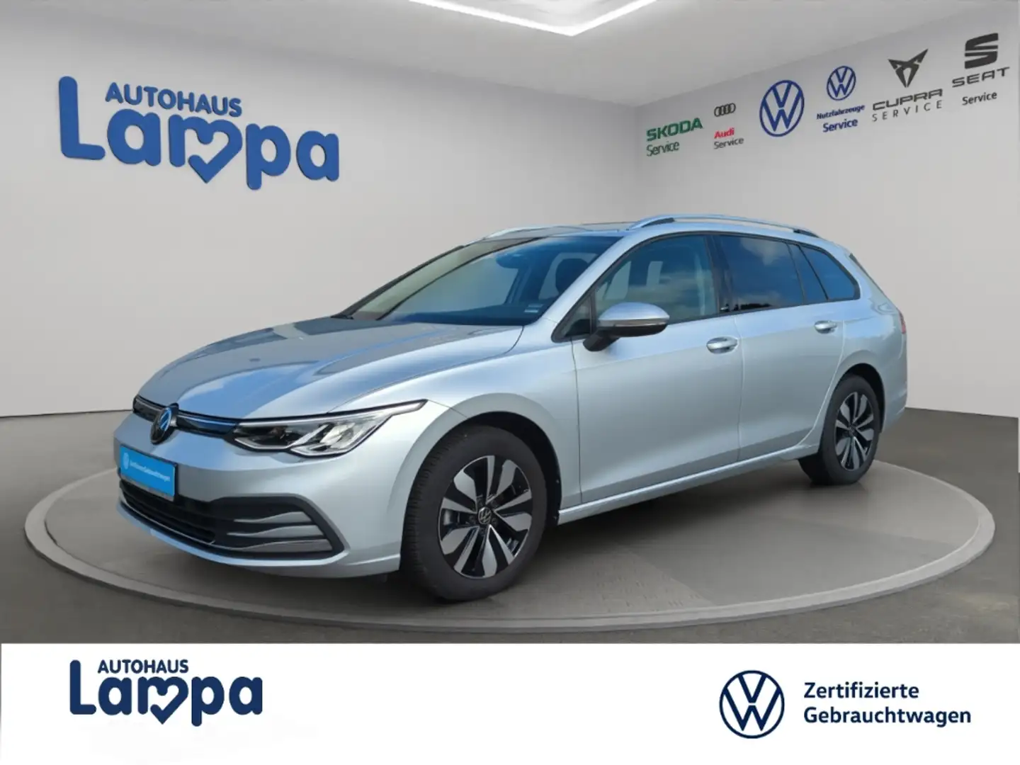 Volkswagen Golf Variant VIII Move 1.0 eTSI DSG AHK,NAV,MFK,ACC,LED Silber - 1