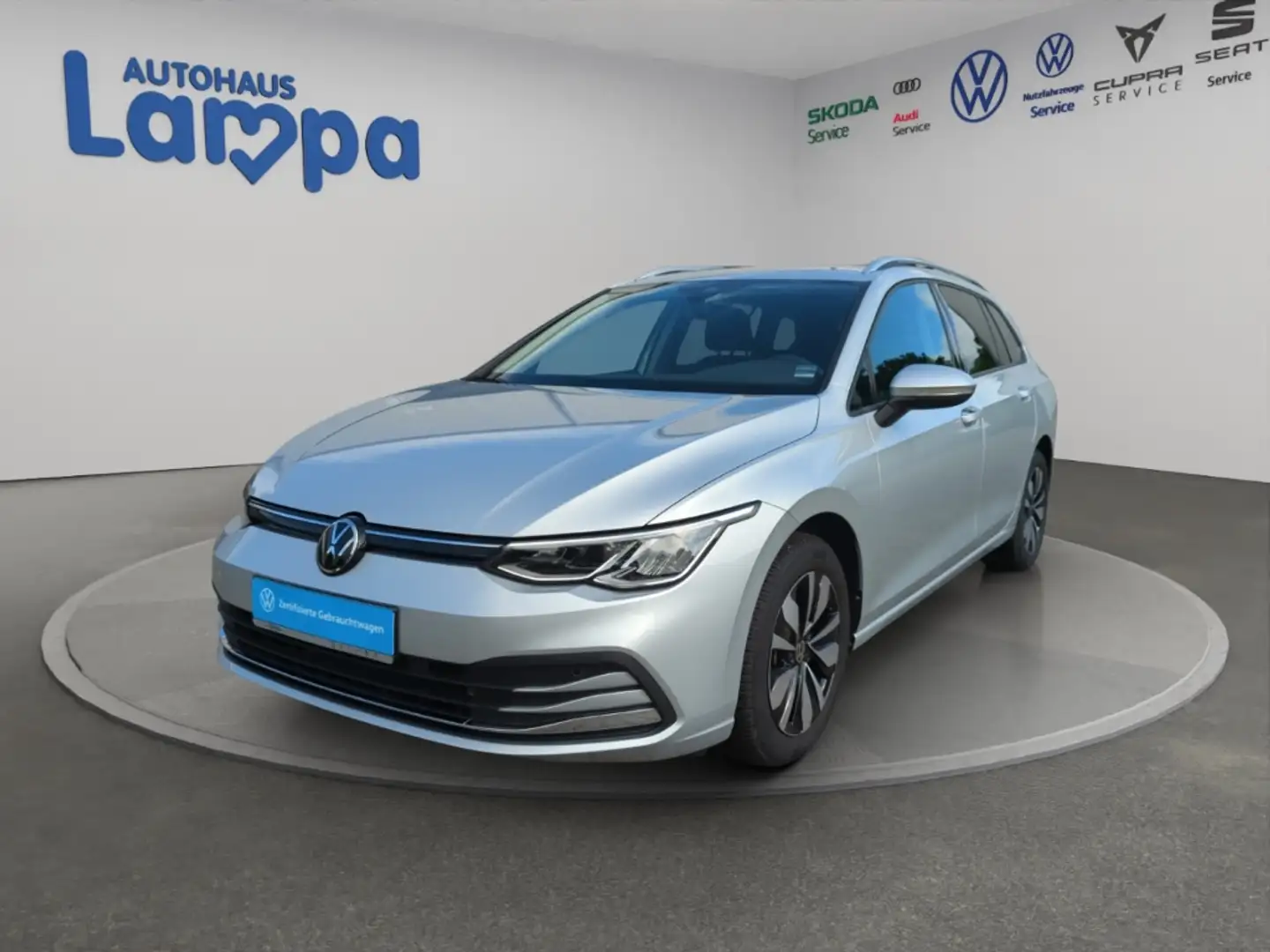 Volkswagen Golf Variant VIII Move 1.0 eTSI DSG AHK,NAV,MFK,ACC,LED Silber - 2