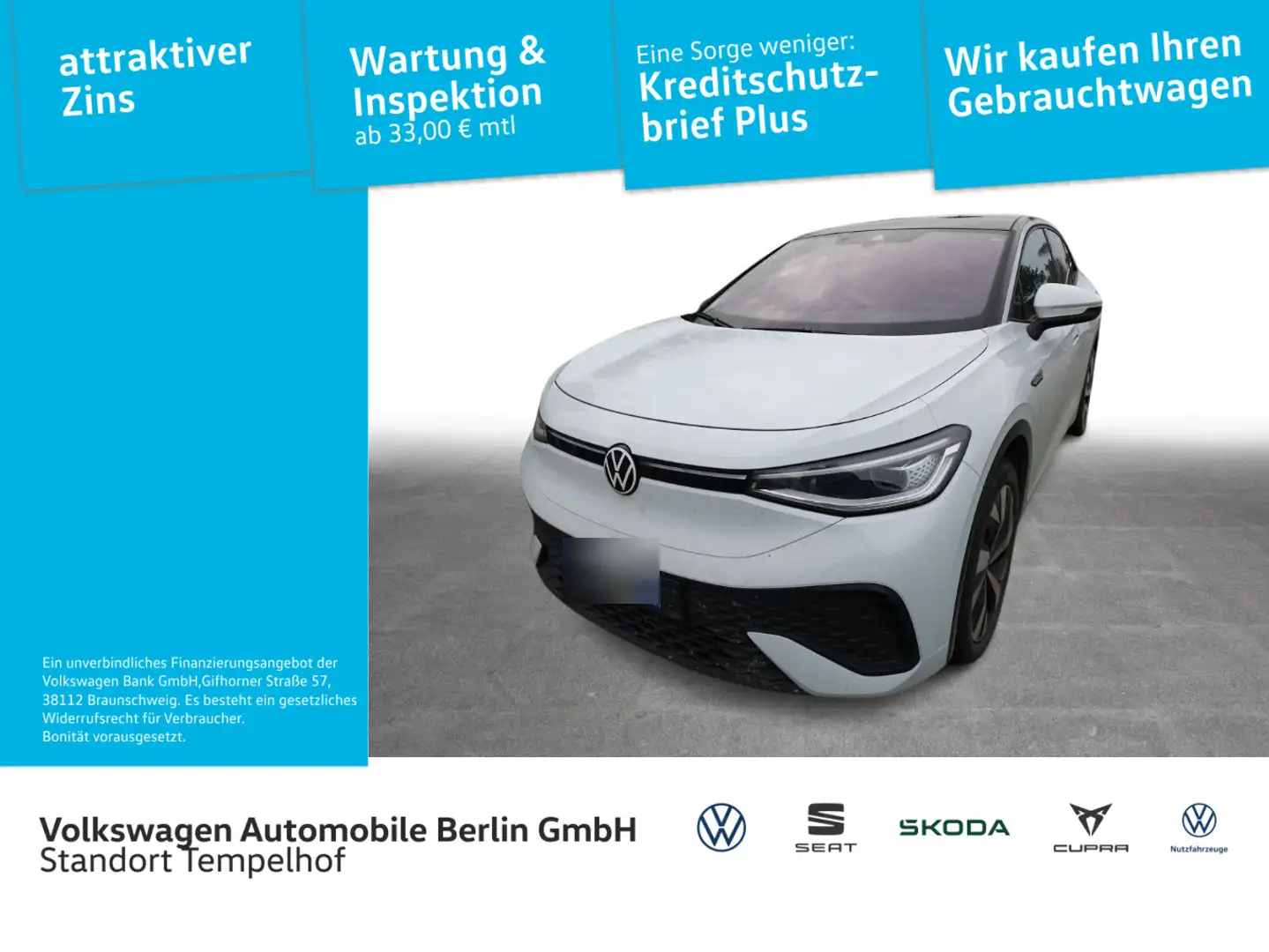 Volkswagen ID.5 Pro SPORT P-DACH NAVI KAMERA MATRIX-LED Blanc - 1