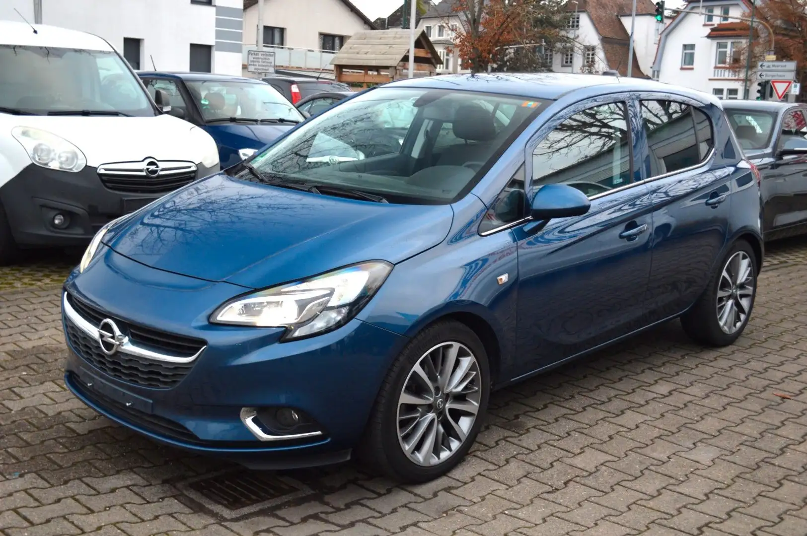 Opel Corsa E Sport Inno. 1.HD! RFK! Voll S-Heft! Blau - 1
