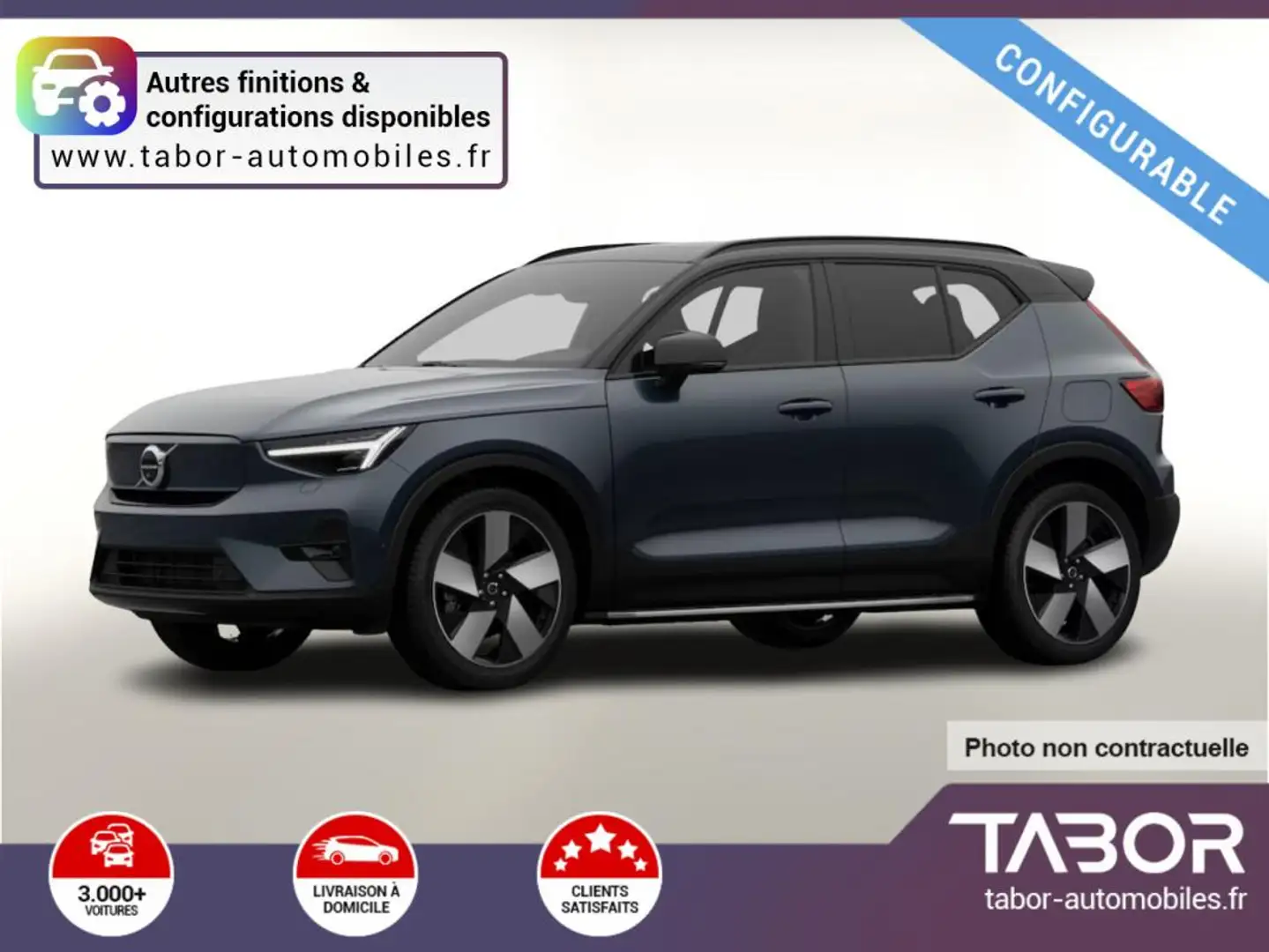 Volvo EX40 Twin Motor AWD Plus LED Cam ACC 19P Azul - 1