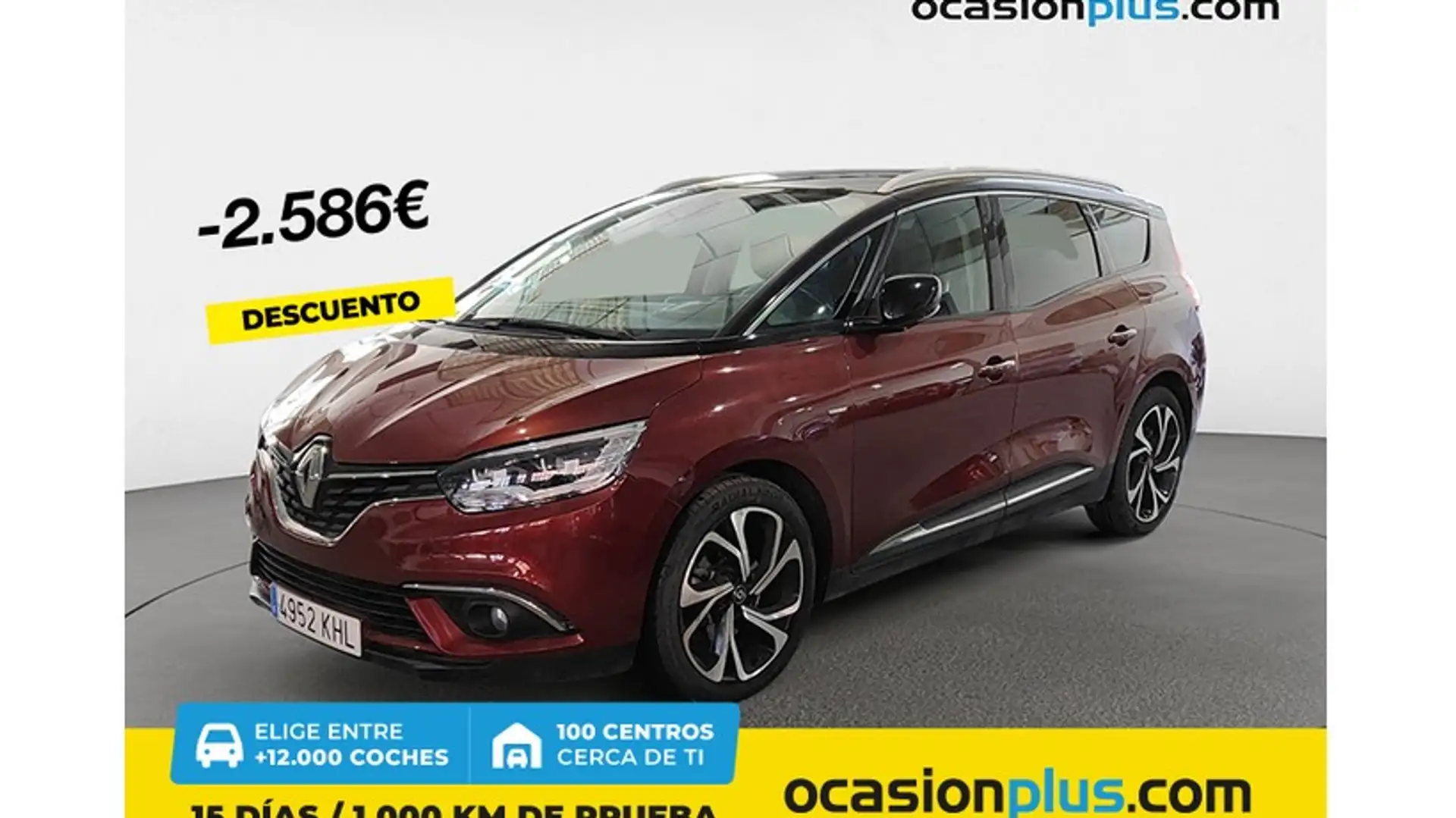 Renault Grand Scenic 1.6dCi Zen EDC 118kW Rojo - 1