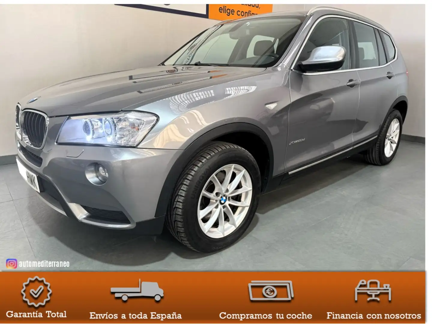 BMW X3 xDrive 20dA Grau - 1