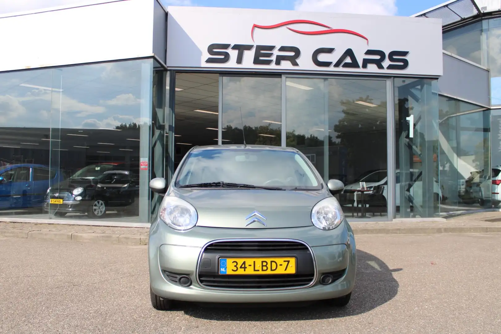 Citroen C1 1.0-12V Ambiance, Automaat, Airco, NAP, APK, 5 Deu Grün - 2