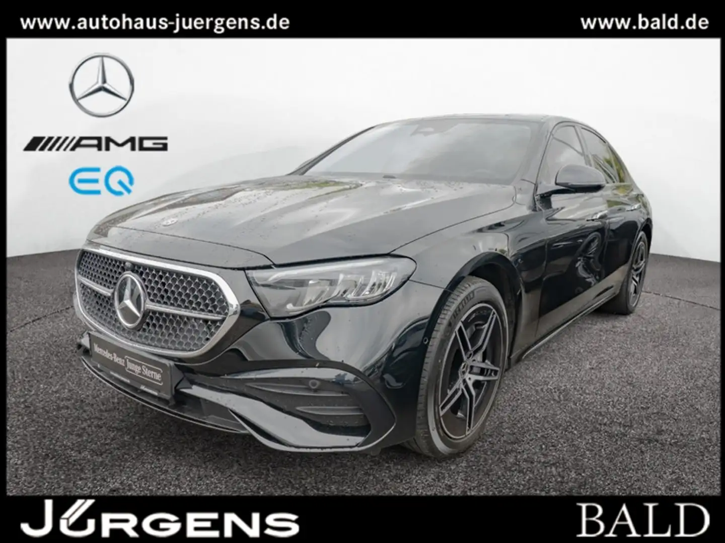 Mercedes-Benz E 300 e 4M AMG-Sport/LED/Cam/Night/Totw/Distr/19 Noir - 1