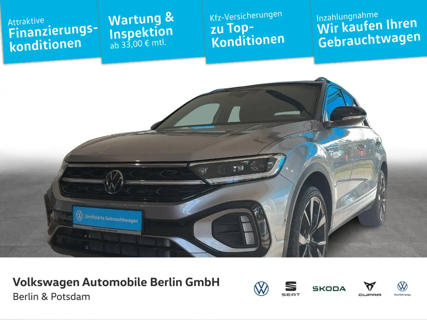 Volkswagen T-Roc 2.0 TSI R-Line 4Motion Argento - 1