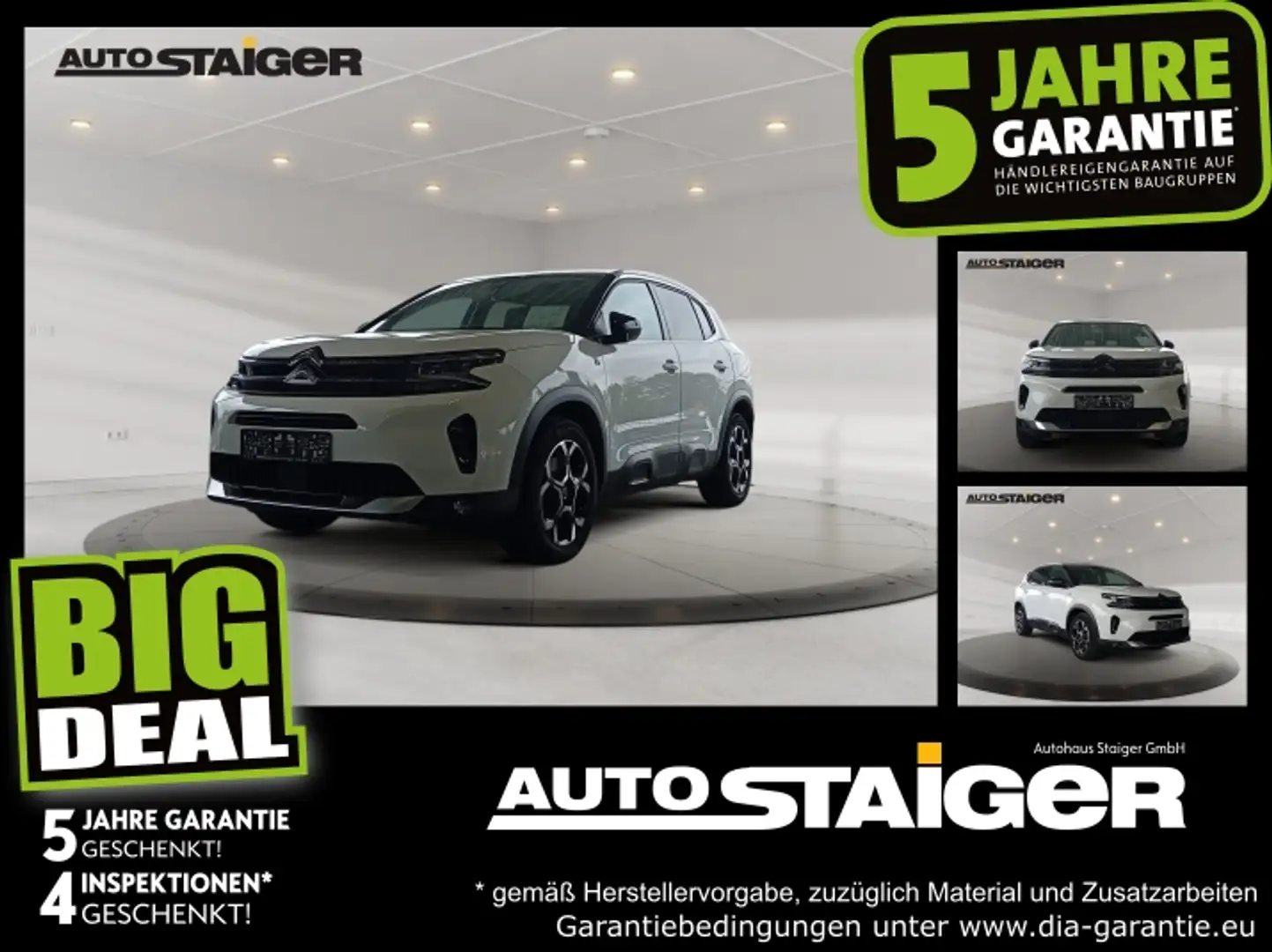 Citroen C5 Aircross Feel Pack Hybrid AHK+LED+SHZ+2xKlima Weiß - 1