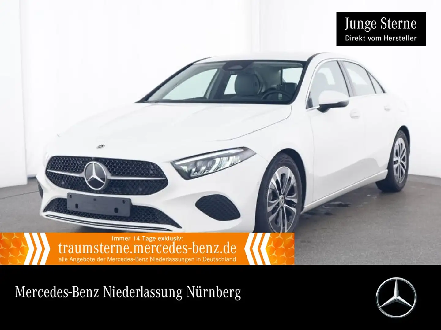 Mercedes-Benz A 200 Lim PROGRESSIVE+LED+KAMERA+7G Blanc - 1