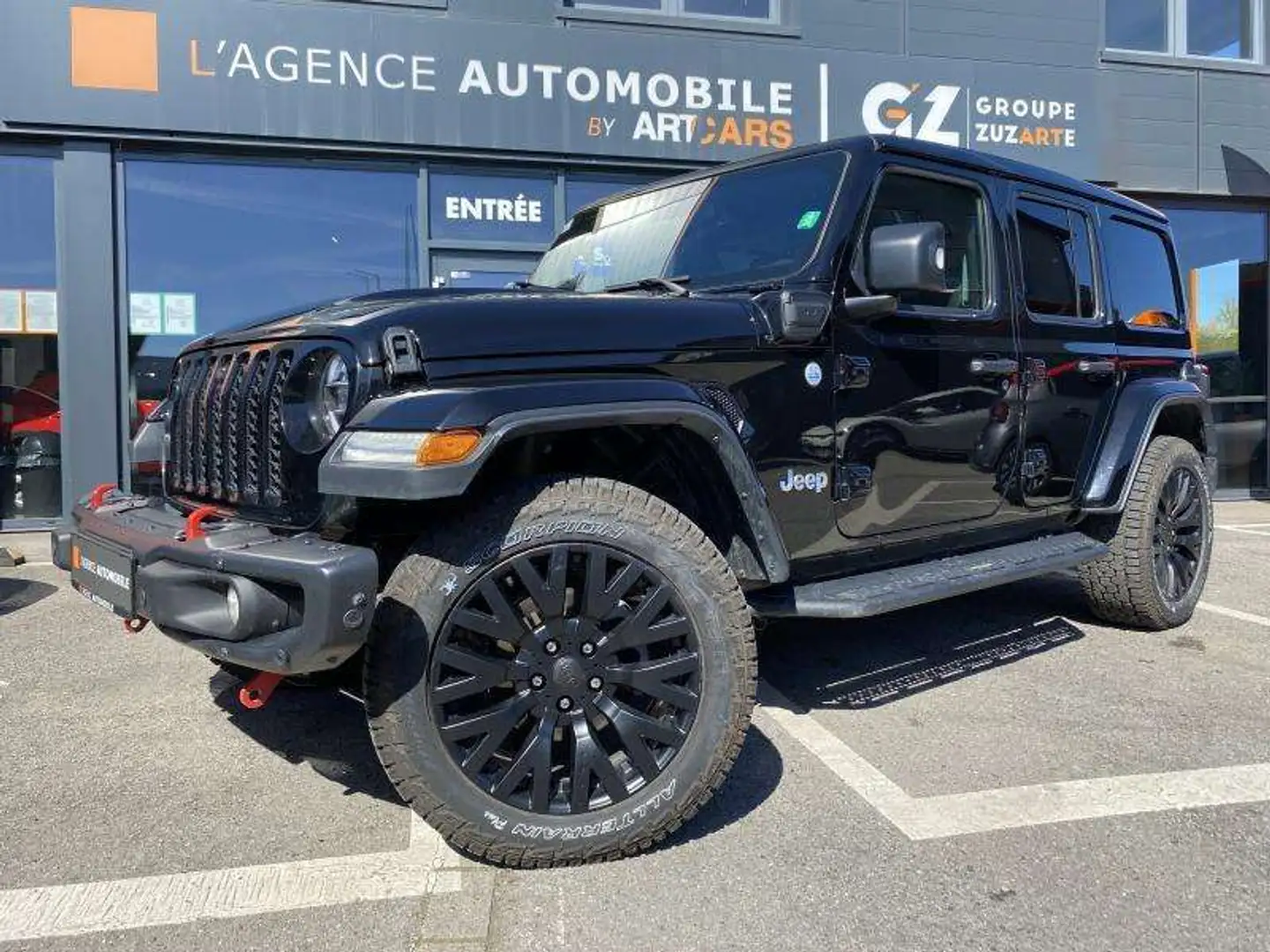 Jeep Wrangler SAHARA 4Xe BVA HYBRIDE GARANTIE USINE Noir - 2