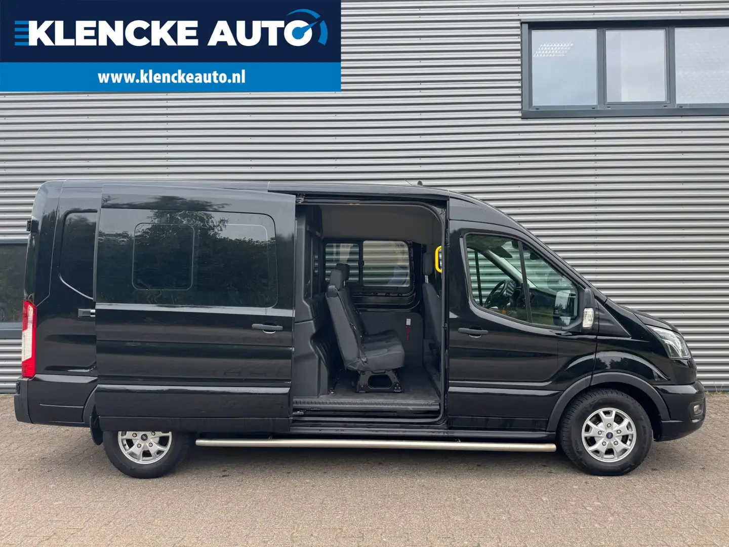 Ford Transit 350 2.0 TDCI L3H2 UNIEK Dubbel cabine AUTOMAAT 170 Schwarz - 2