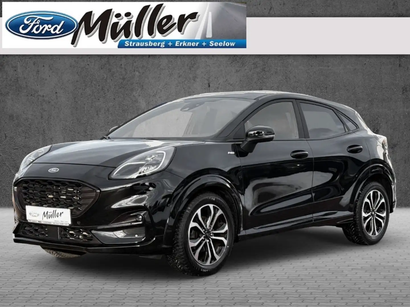 Ford Puma Hybrid ST-Line X 1.0 EcoBoost LED ACC Zwart - 1