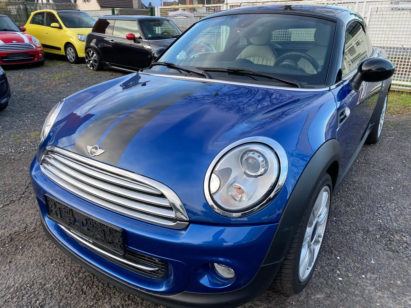 MINI Cooper Coupe Cooper Leder Navi Bi-Xenon Nur 75TKM Синій - 1