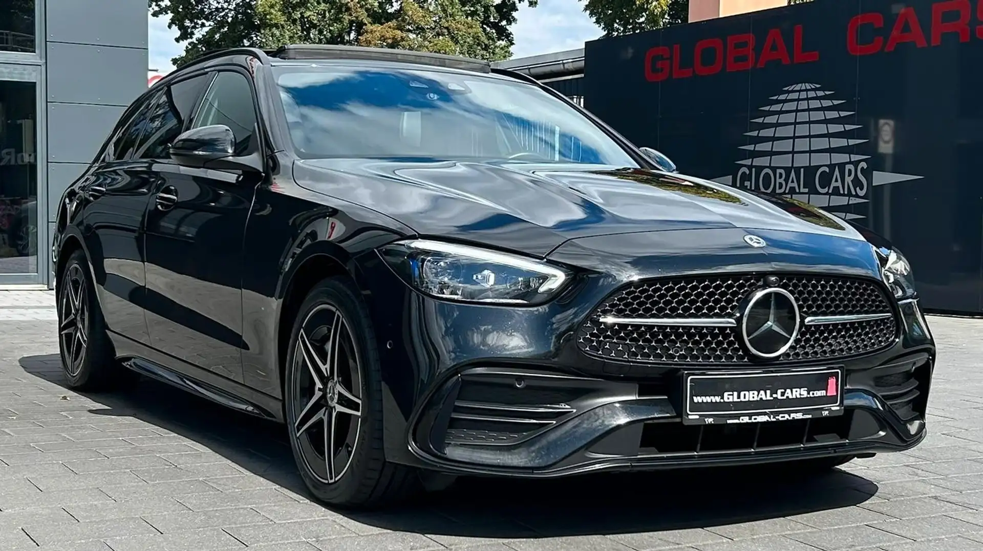 Mercedes-Benz C 300 e T PLUG-IN*AMG LINE*PANO*HUD*ACC*9G* Noir - 1