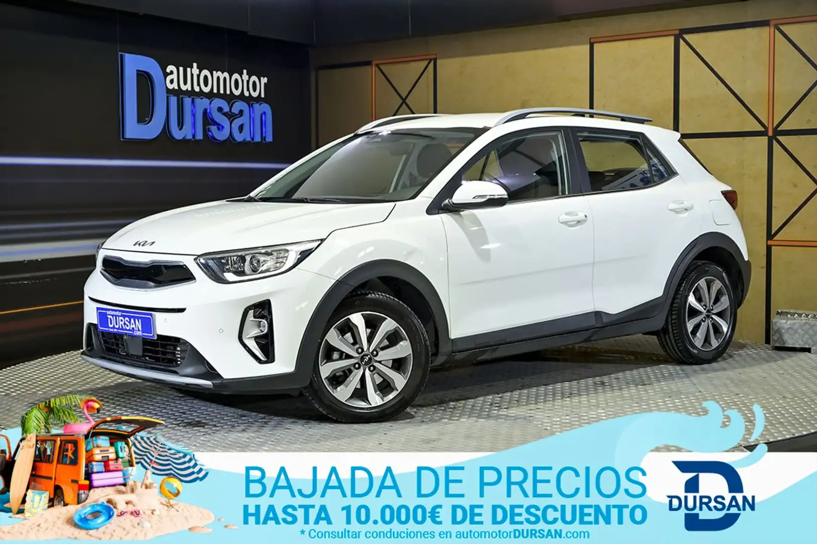 Kia Stonic 1.0 TGDi 74kW 100CV MHEV iMT Drive Weiß - 1