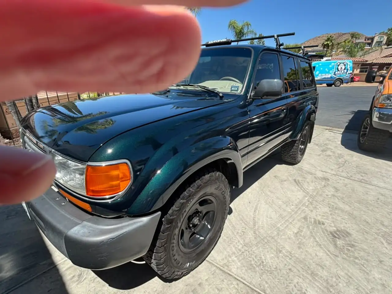 Toyota Land Cruiser FZJ80 4.5L 1995 Roestvrij & Technisch goed, foto 12