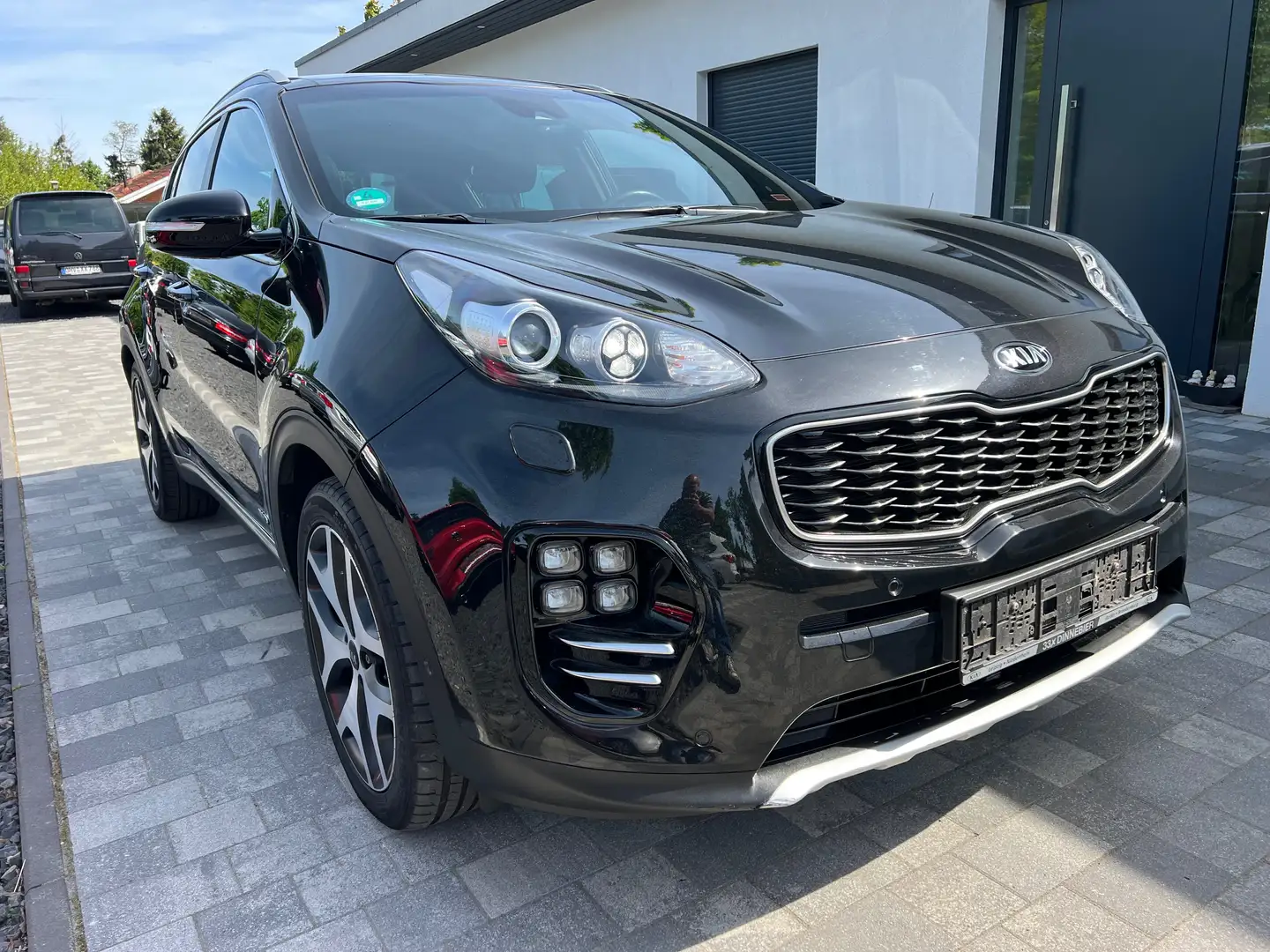 Kia Sportage GT-Line 4WD LED NAVI STANDHEIZUNG PANORAMA AHK CAM Negro - 1