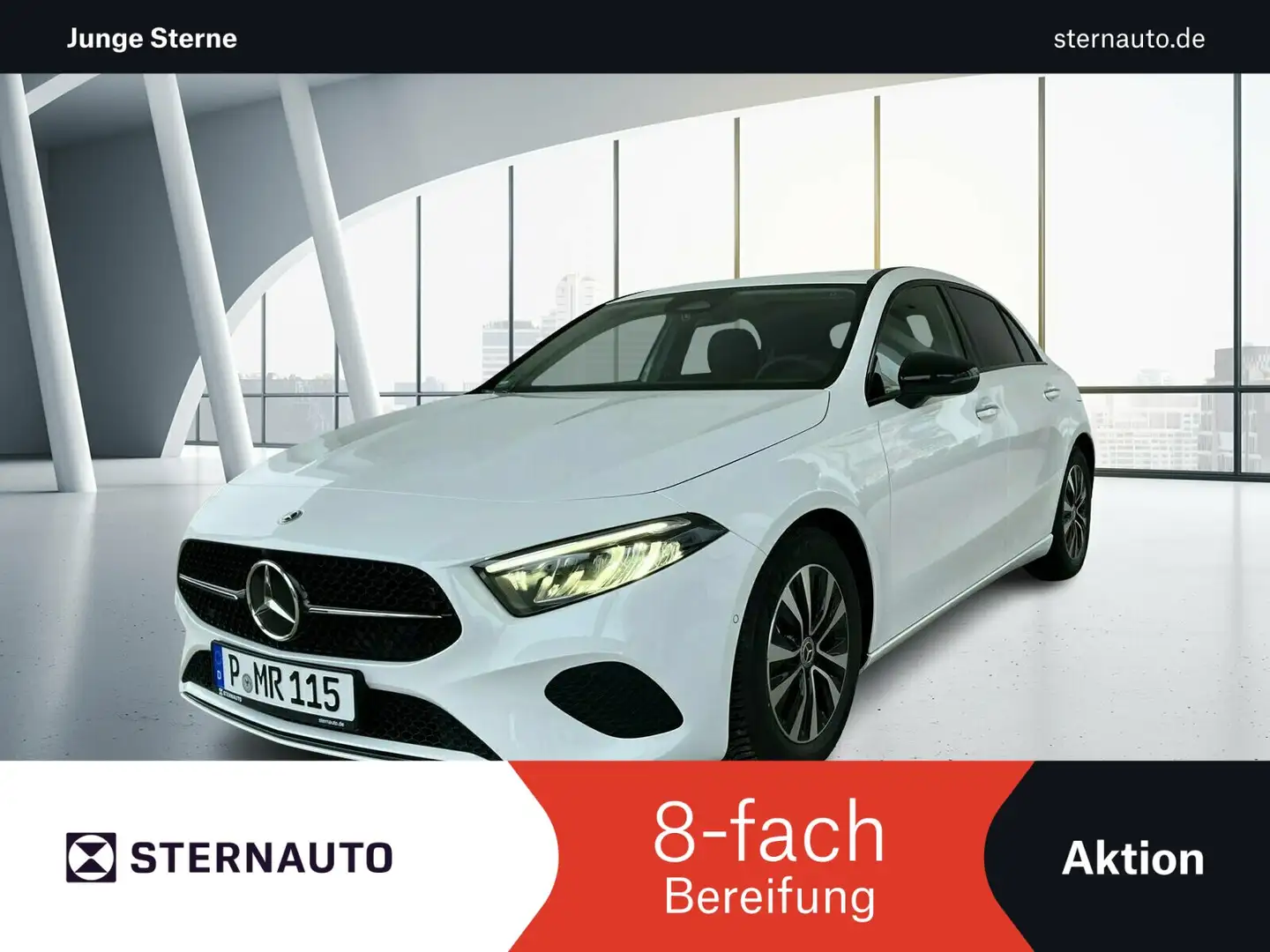 Mercedes-Benz A 180 A 180 Kompaktlimousine Progressive/Navi/Autom. LED Blanco - 1