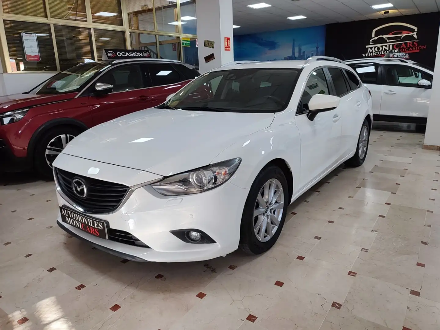 Mazda 6 W. 2.2DE Style + P. Safety + Nav. Aut. Blanc - 1